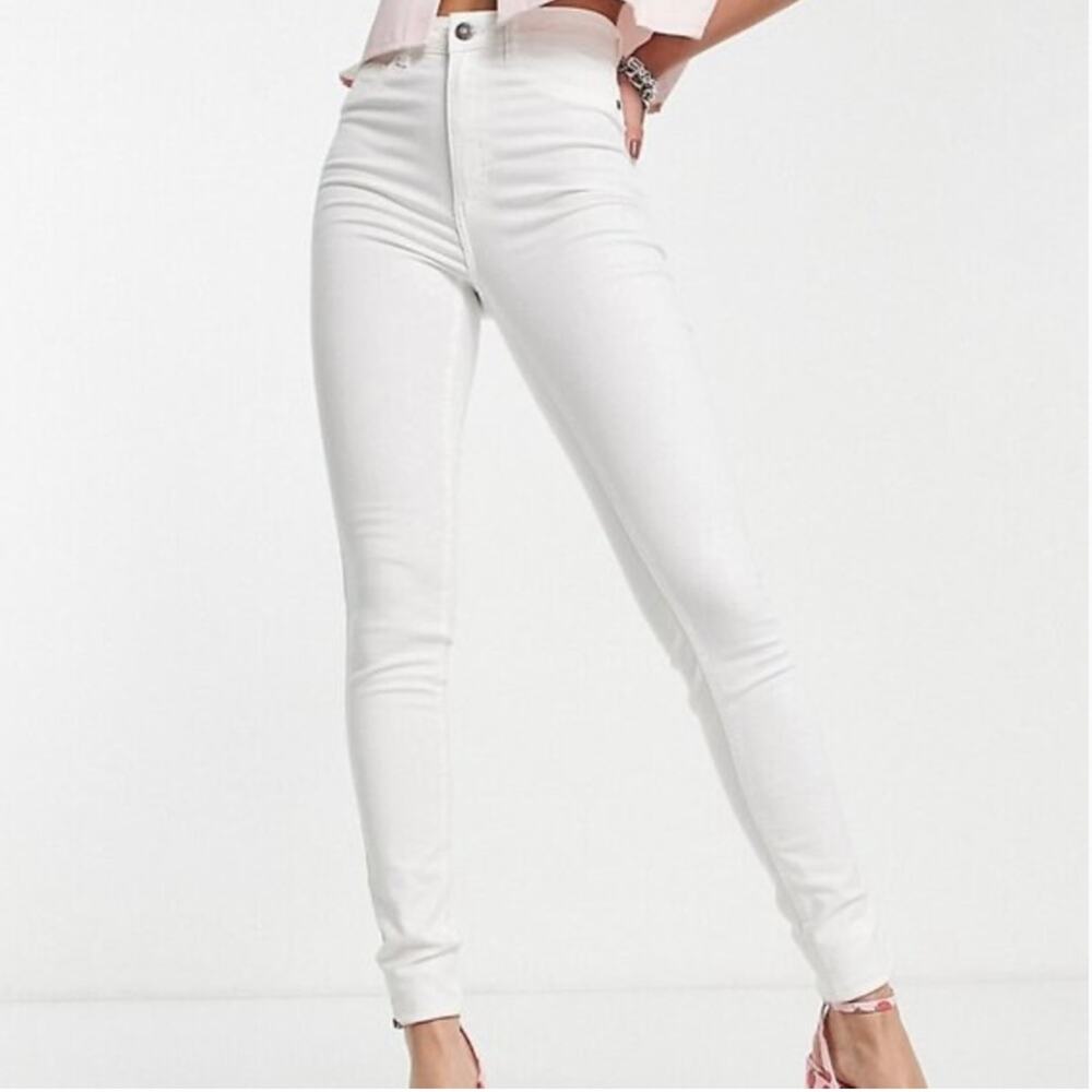 Abound Nordstrom High Rise Skinny Jeans in White Denim